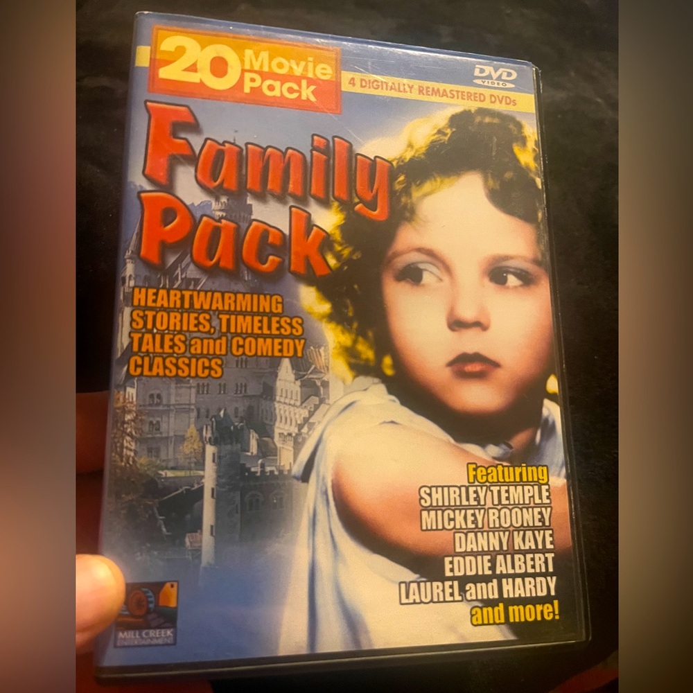 Shirley Temple and more 20 Movie Family Pack 4-DVD box set .